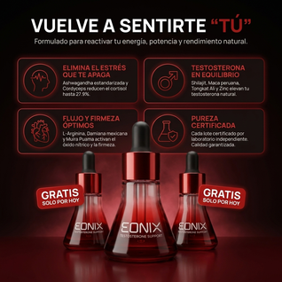 ACTIVADOR DE TESTOSTERONA | LÍQUIDO SUBLINGUAL 10 EN 1