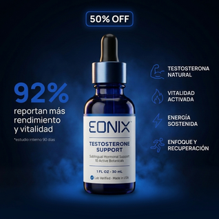 ACTIVADOR DE TESTOSTERONA | LÍQUIDO SUBLINGUAL 10 EN 1